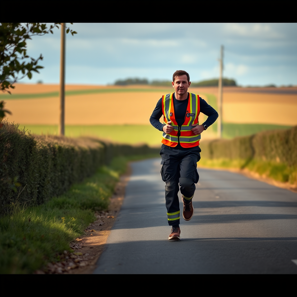 Oxfordshire firefighters race to honour fallen comrades